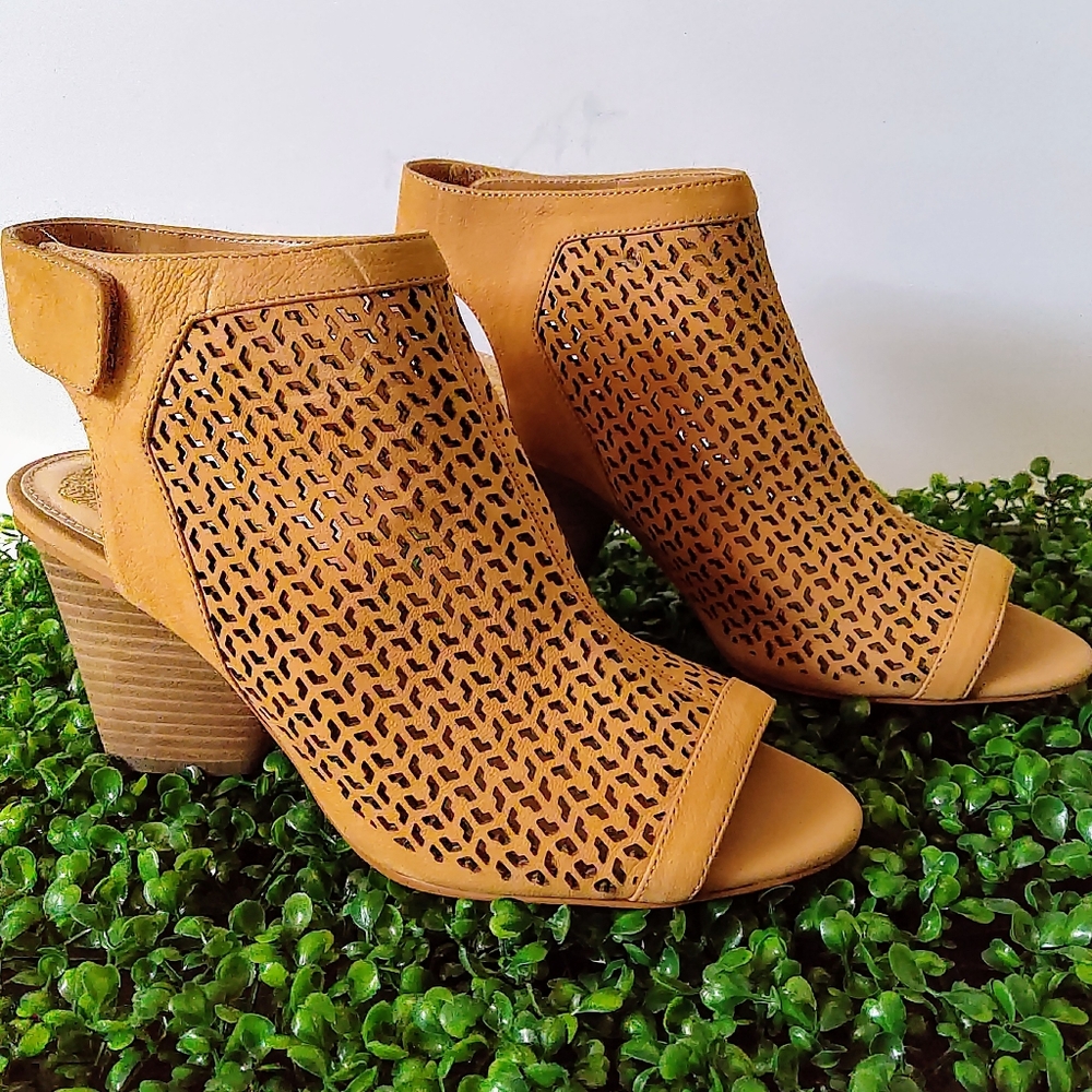 Vince Camuto Peep Toe Sling Back Bootie